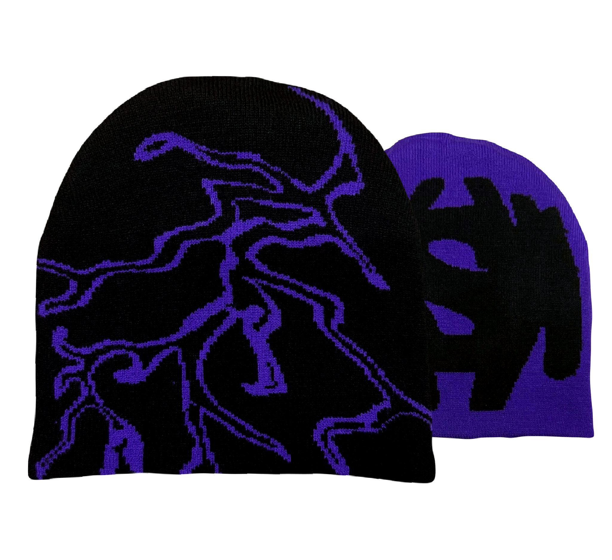 SPILL REVERSIBLE BEANIE (Purple)