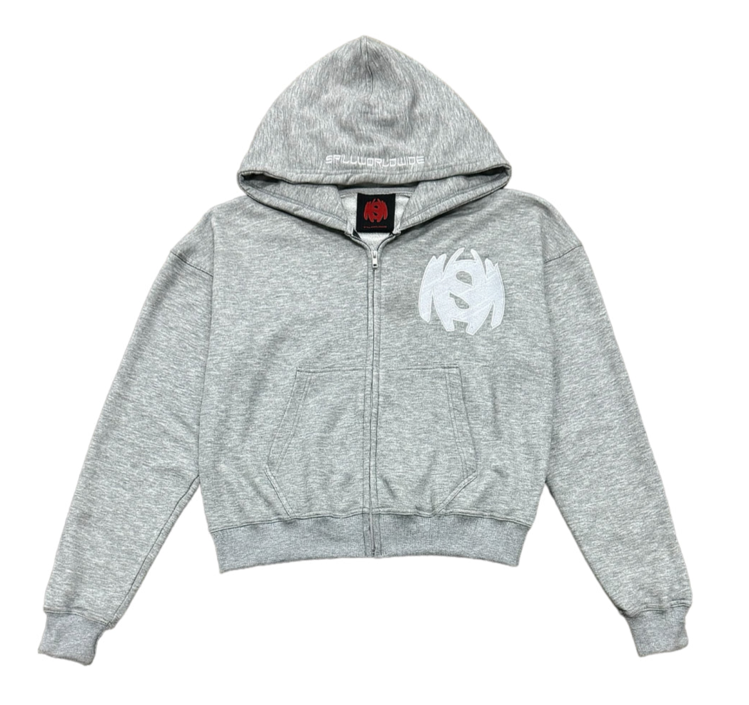 SPILL LIGHTWEIGHT ZIP-UP(GREY)