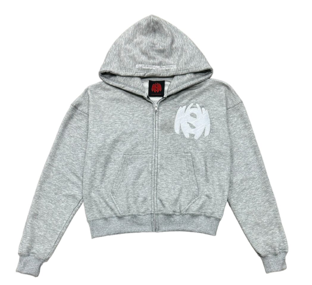 SPILL LIGHTWEIGHT ZIP-UP (GREY)