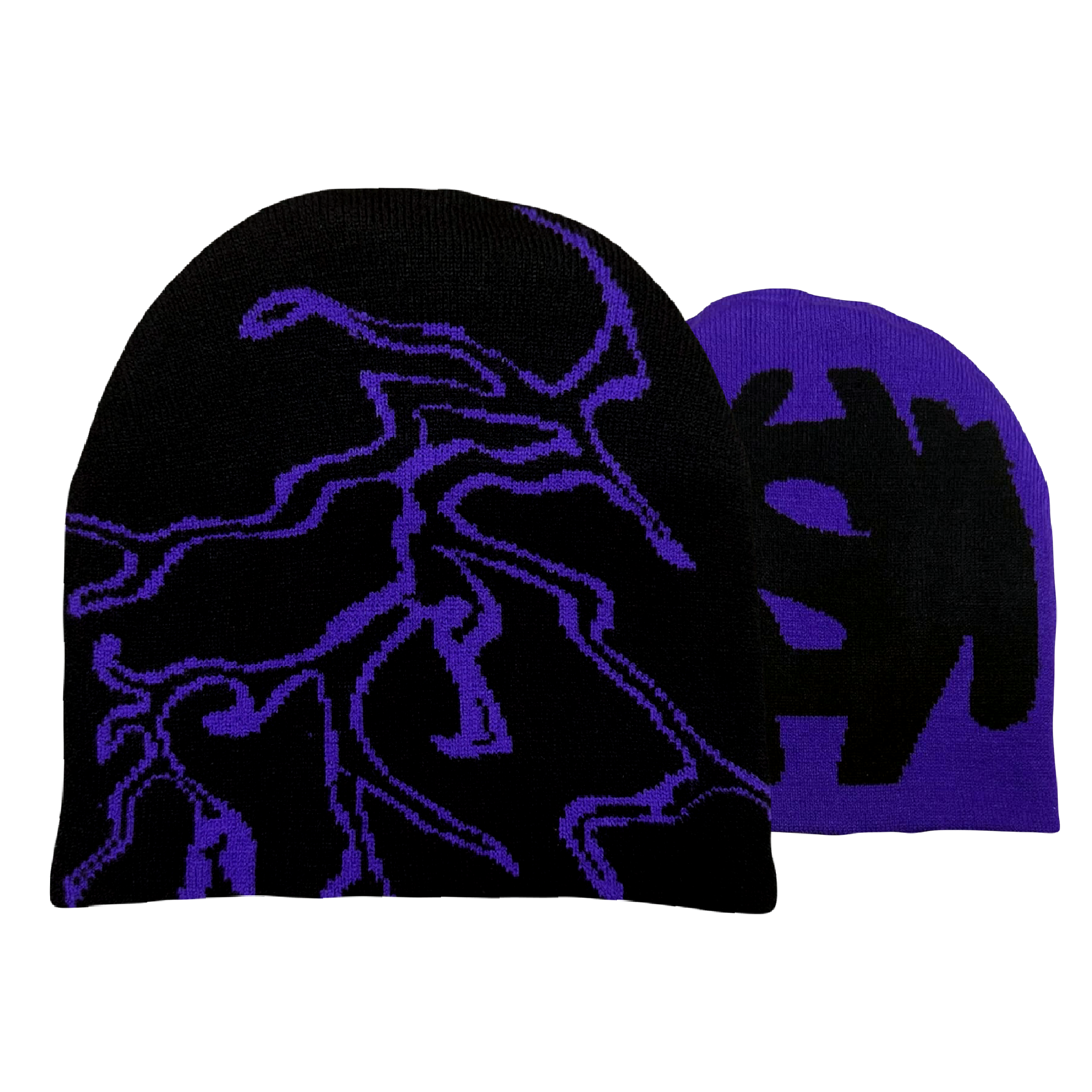 SPILL Reversible Beanie (Purple)